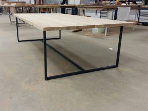 Werktafel bureau gepoedercoat staal set
